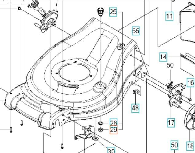 Nakrętka Husqvarna HU700HW