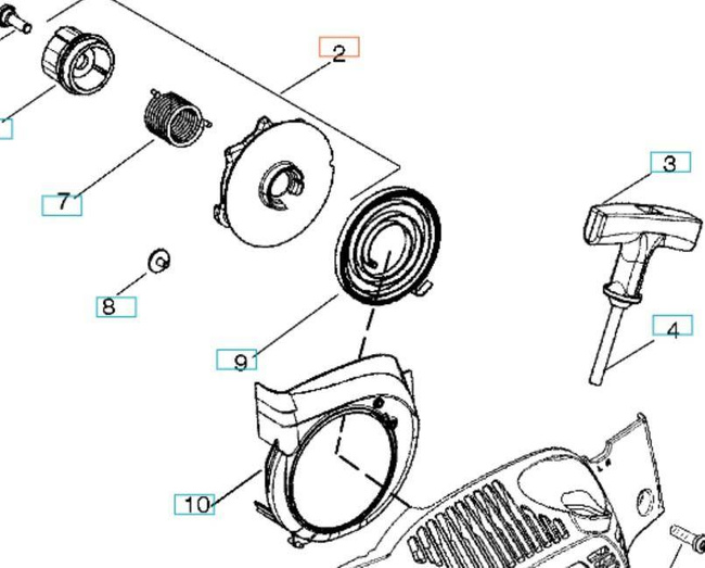 Koło rozrusznika komplet 137 235 236