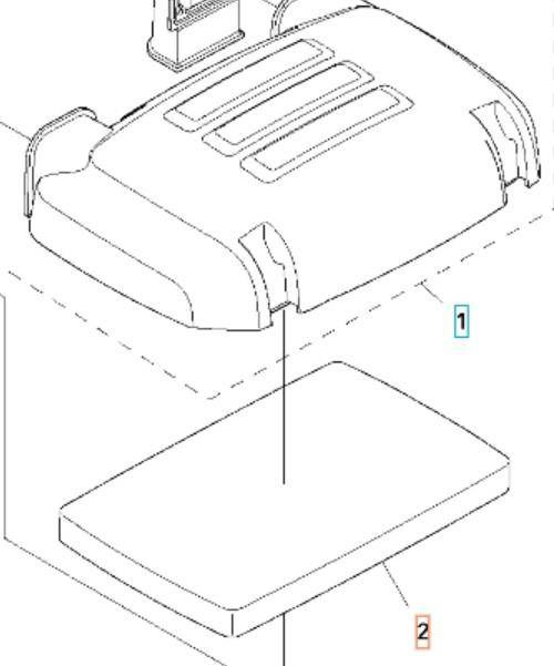 Filtr powietrza Husqvarna gąbka