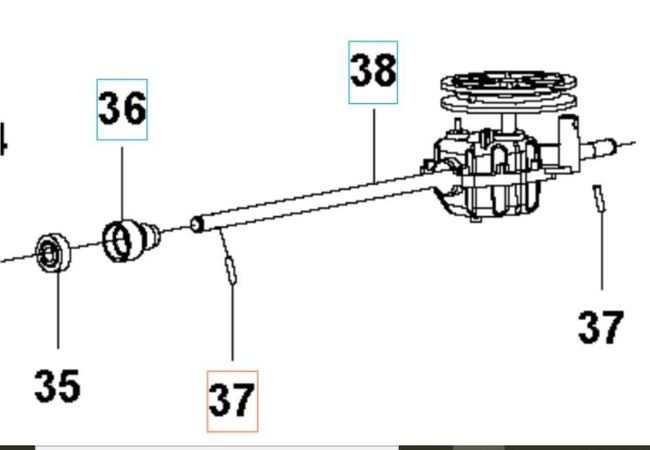Przetyczka Husqvarna LC140S