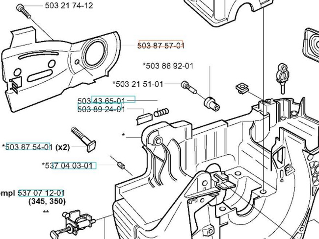 Osłona karteru Husqvarna 340 345 350