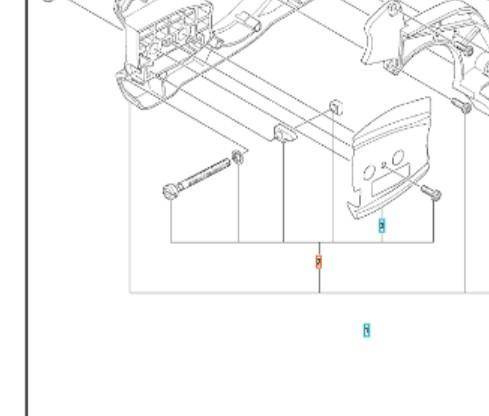Zestaw Napinacza Husqvarna 130