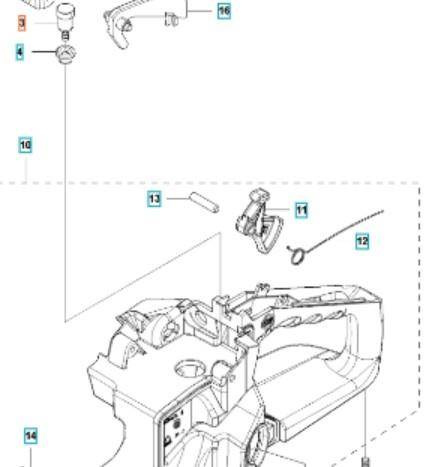 Odpowietrznik Husqvarna T425