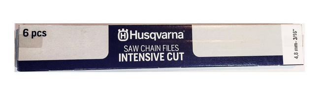Pilnik okrągły Husqvarna 4.8mm - komplet 6 sztuk