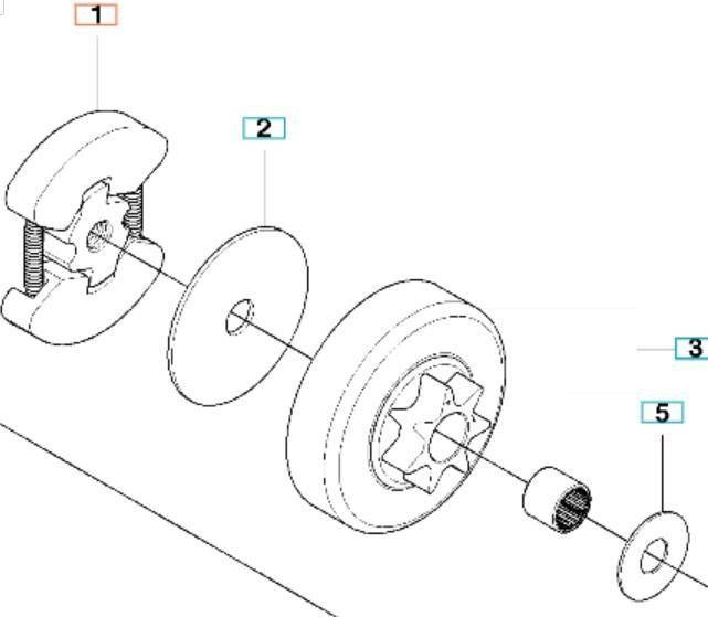 Sprzęgło Partner 352 HQV 236