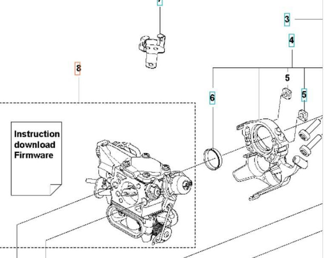 Gaznik Husqvarna 550XP/XPG MARKT II