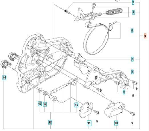 Pokrywa sprzęgła 555,545 Mark II