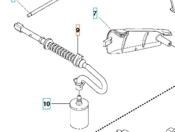 Przewód paliwa Husqvarna 435 440 445 450 gaźnik
