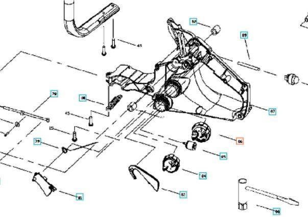 Korek do paliwa Husqvarna partner 340 S