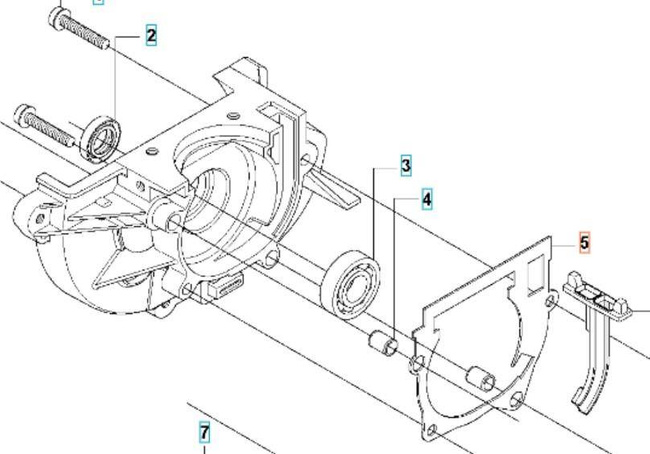 Uszczelka karteru Husqvarna 333 R 535 rx
