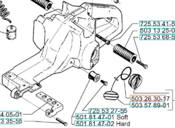Uszczelka korka paliwa Husqvarna