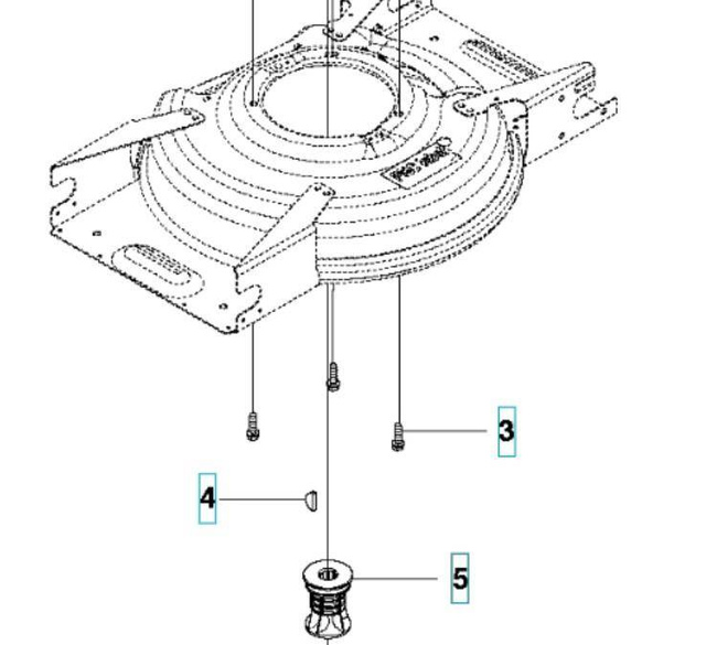 Adapter noża Husqvarna LC48 VE