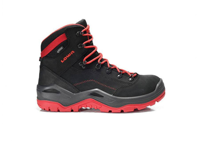 BUTY GORE-TEX LOWA RENEGADE WORK GTX MID S3 CI CZERWONE