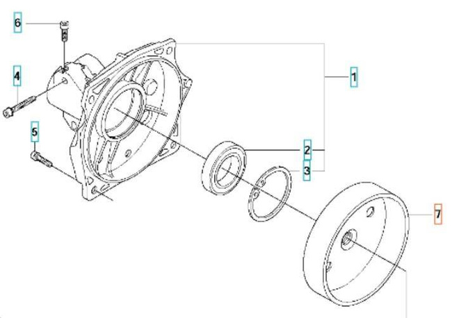 Bęben sprzęgła Husqvarna 343R
