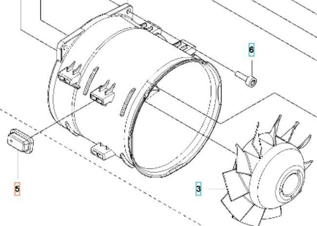 Amortyzator Husqvarna 323 R 535 rx