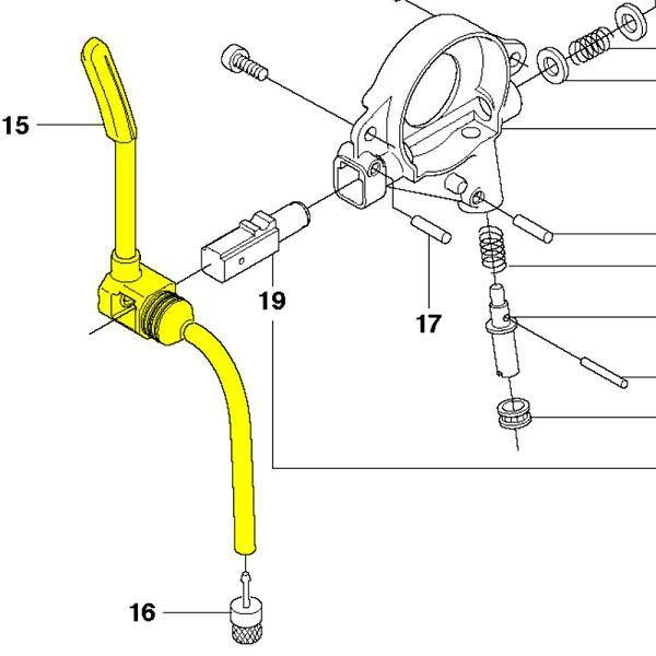 Przewód pompy oleju Husqvarna 545XP