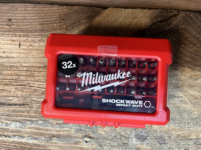 Zestaw bitów udarowych Milwaukee Shockwave 32 szt.