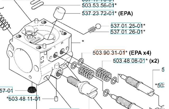 Podkładka Husqvarna 353
