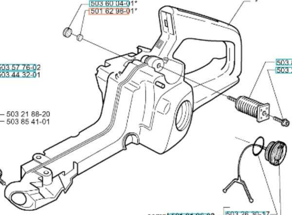 Odpowietrznik Husqvarna 242