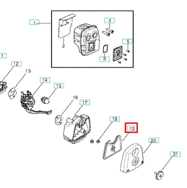 Filtr powietrza Husqvarna 125BVX