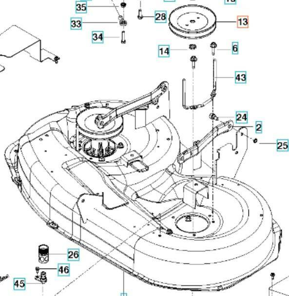 Koło pasowe Husqvarna
