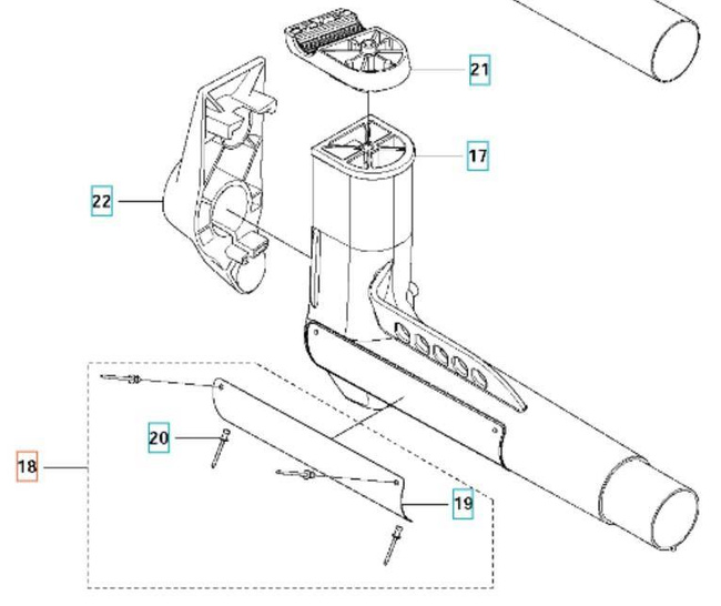 Osłona wspornika Husqvarna