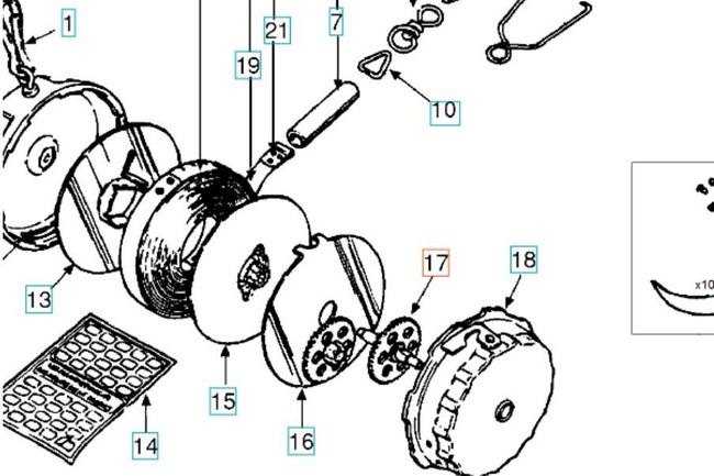 Kółka do taśmy mierniczej Husqvarna