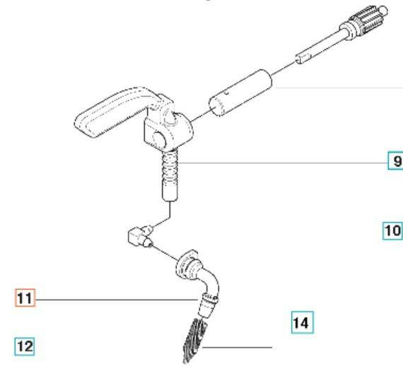 Przewód oleju Husqvarna 235 236 120 mark 2