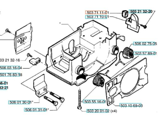 Łącznik Husqvarna 2041