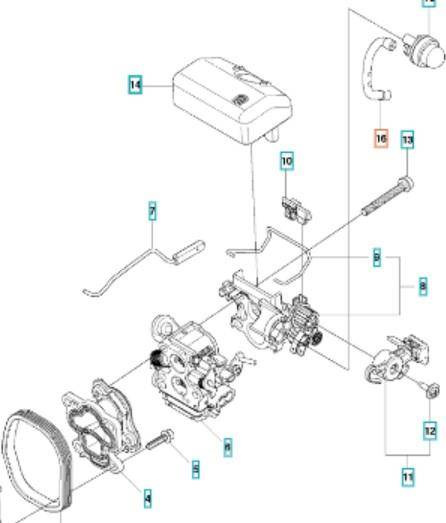 Przewód paliwa Husqvarna 440