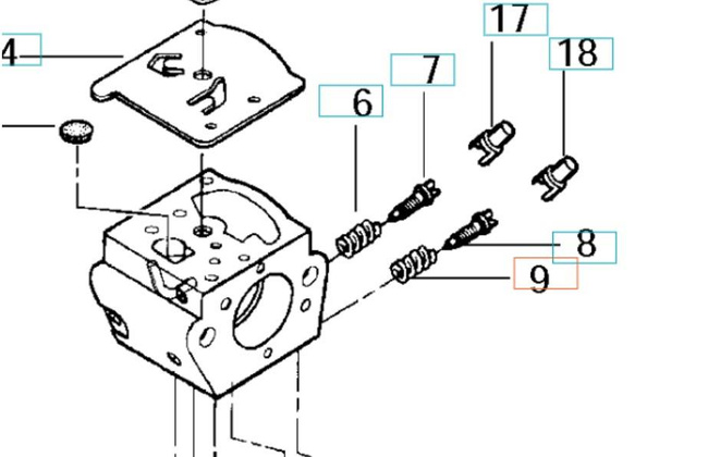 Sprężyna Husqvarna P 351
