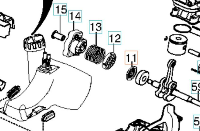 Uszczelniacze Husqvarna 125 R