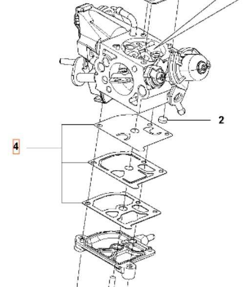 Zestaw uszczelek Husqvarna 545markII,550 XPmarkII