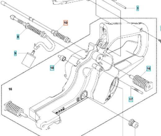 Przewód paliwa przelewowy Husqvarna 135 435 440