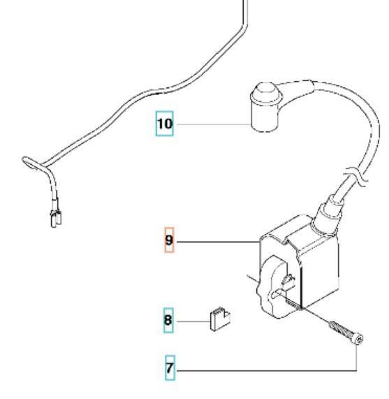 Moduł zapłonu Husqvarna 272 268 55