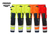SPODNIE ODBLASKOWE FRISTADS HI-VIZ KLASY 2 2025 PLU