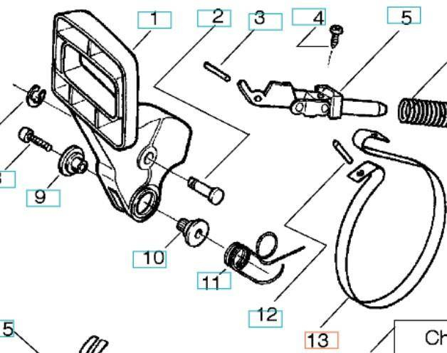 Taśma hamulca Husqvarna 137 141 142