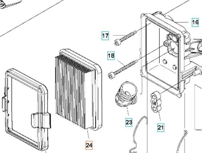 Filtr powietrza Husqvarna 545 RXT Autotune