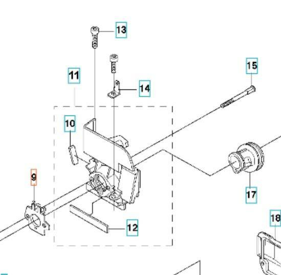 Podkładka Husqvarna 343R