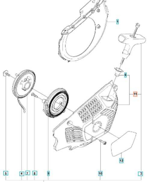 Obudowa rozrusznika Husqvarna 560 562