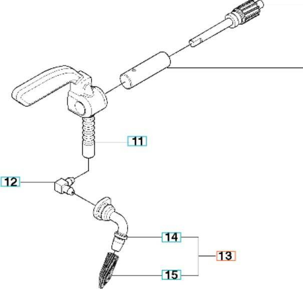 Ssawka filtr oleju Husqvarna 240