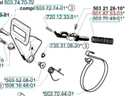 Mechanizm hamulca 365 371