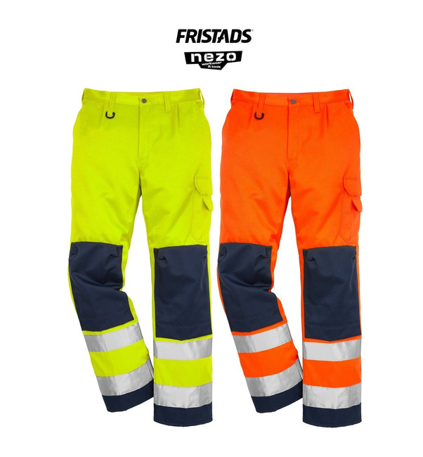 SPODNIE ODBLASKOWE FRISTADS HI-VIZ KLASY 2 2001 TH