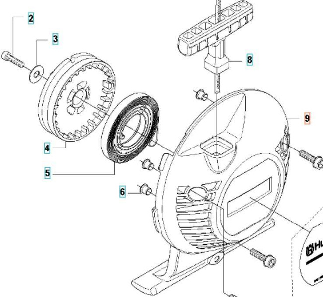 Kółko Rozr. Husqvarna z Osłoną 333R