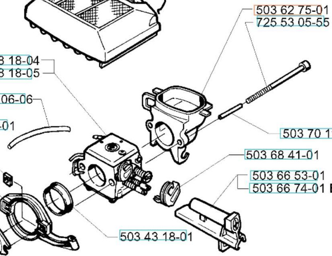 Wspornik filtra Husqvarna 365