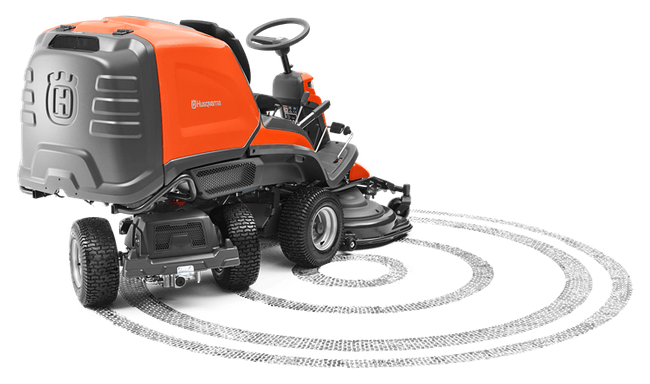 Rider Husqvarna z koszem RC320Ts AWD 12.7 kW 635 cm³ 103-112 cm bez kosiska