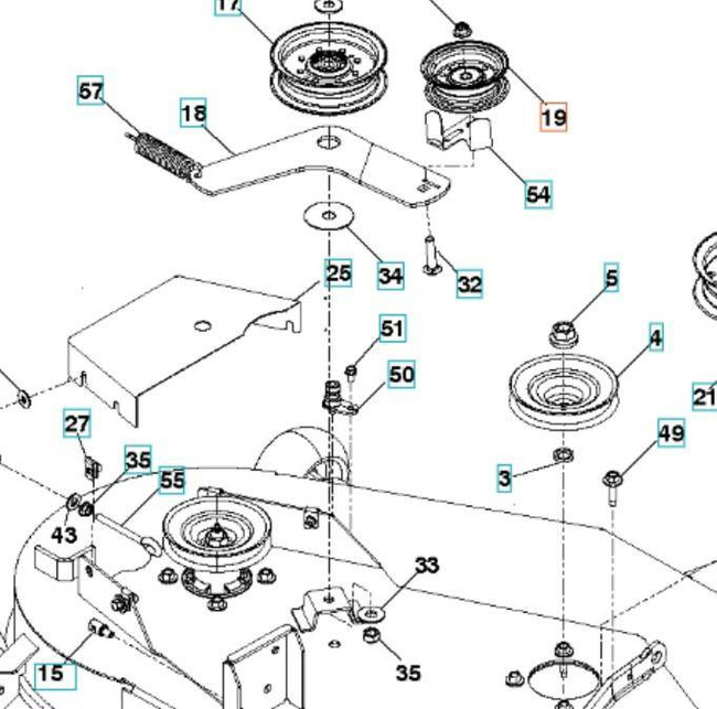 Koło Pasowe Husqvarna małe traktorek mcculoch