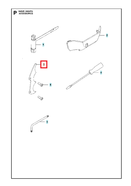 Ostroga Husqvarna 543 XP