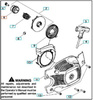 Tuleja rozrusznika Husqvarna 142