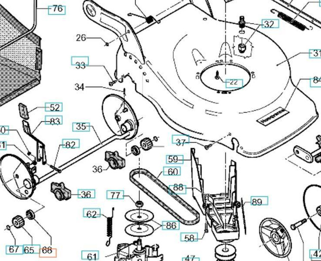 Łożysko Husqvarna McCulloch
